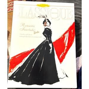 1996 Barbie Romantic Interlude 17136 Classique Collection Black Gown NRFB